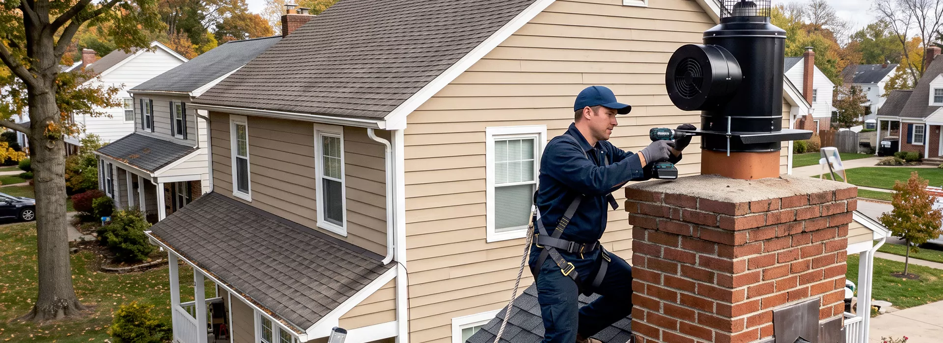 Chimney Fan Installation in San Marcos, TX