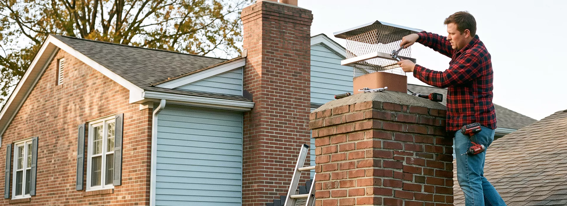 Chimney Spark Arrestor Installation in San Marcos