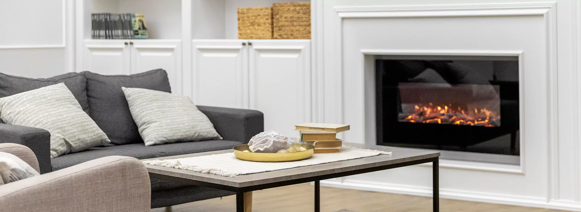 Modern Fireplace Design in San Marcos, TX