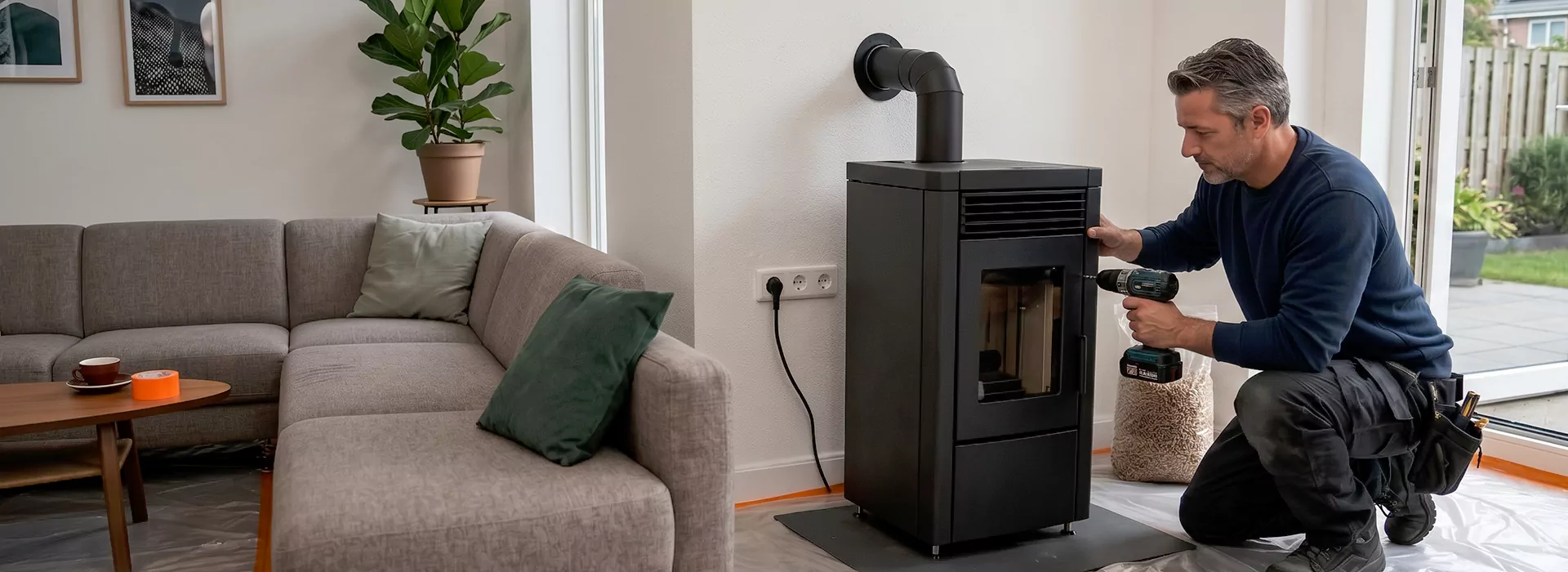 Pellet Stove Chimney Installation in San Marcos, TX