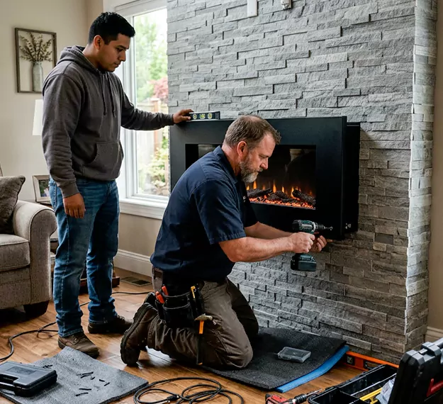 Certified Floating Fireplace Installation Company: Your Local Floating Mantel Installer in San Marcos, TX