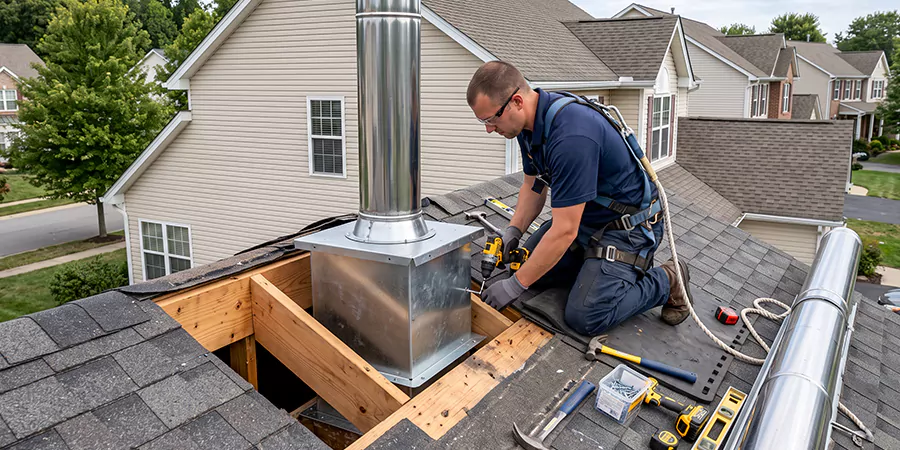 Chimney Support Box Installation San Marcos