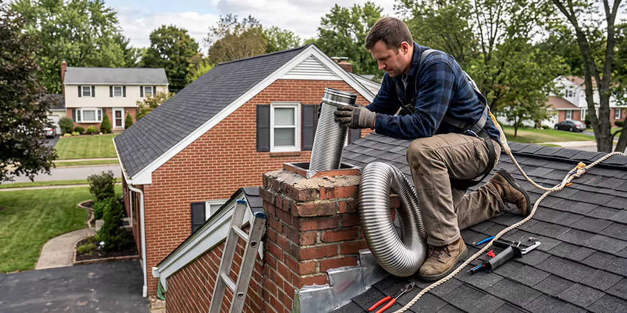 Chimney Sleeve Installation San Marcos