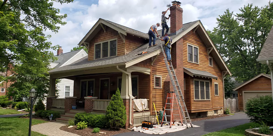 Residential Chimney Masonry Repair and Tuckpointing San Marcos