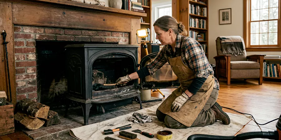 Wood Stove Restoration San Marcos